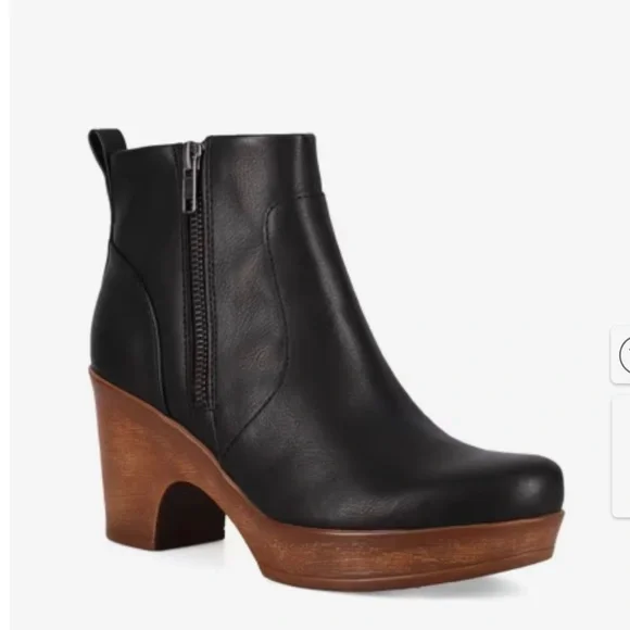 boc by Born Blakelynn Black and Brown Heeled Boots - Picture 2 of 5